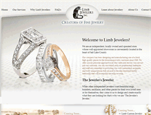 Tablet Screenshot of limbjewelers.com